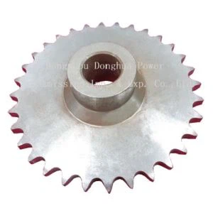 Piñón chapado en zinc industrial