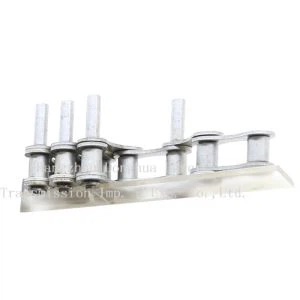 Cadena transportadora de acero inoxidable de doble paso